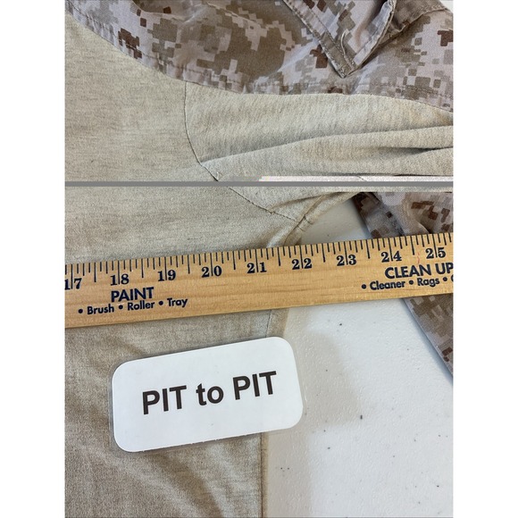 USMC Frog FR Combat Ensemble Shirt Desert Marpat Camo Size M-L flame resistant - Picture 7 of 10